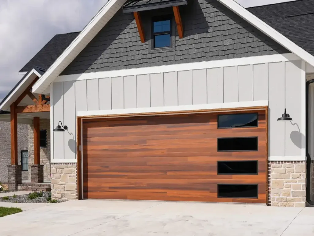 Brown Residential garage Doors